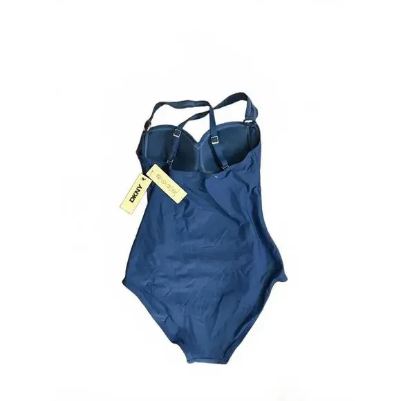 DKNY Women's Royal Blue One-Piece Swimsuit NWT - Picture 8 of 12